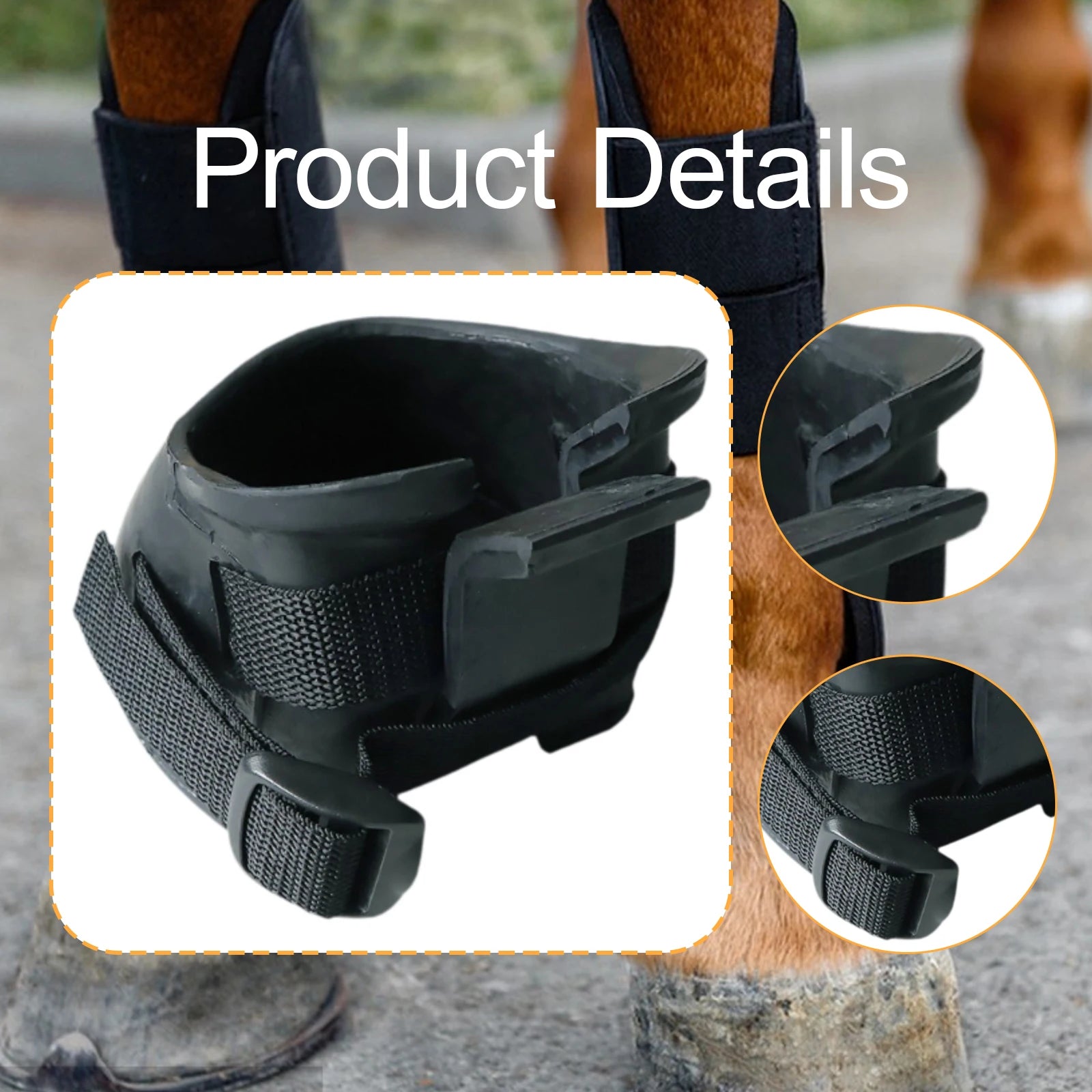 Horse Hoof Boots — Durable Protective Overreach Boots for Training & Riding