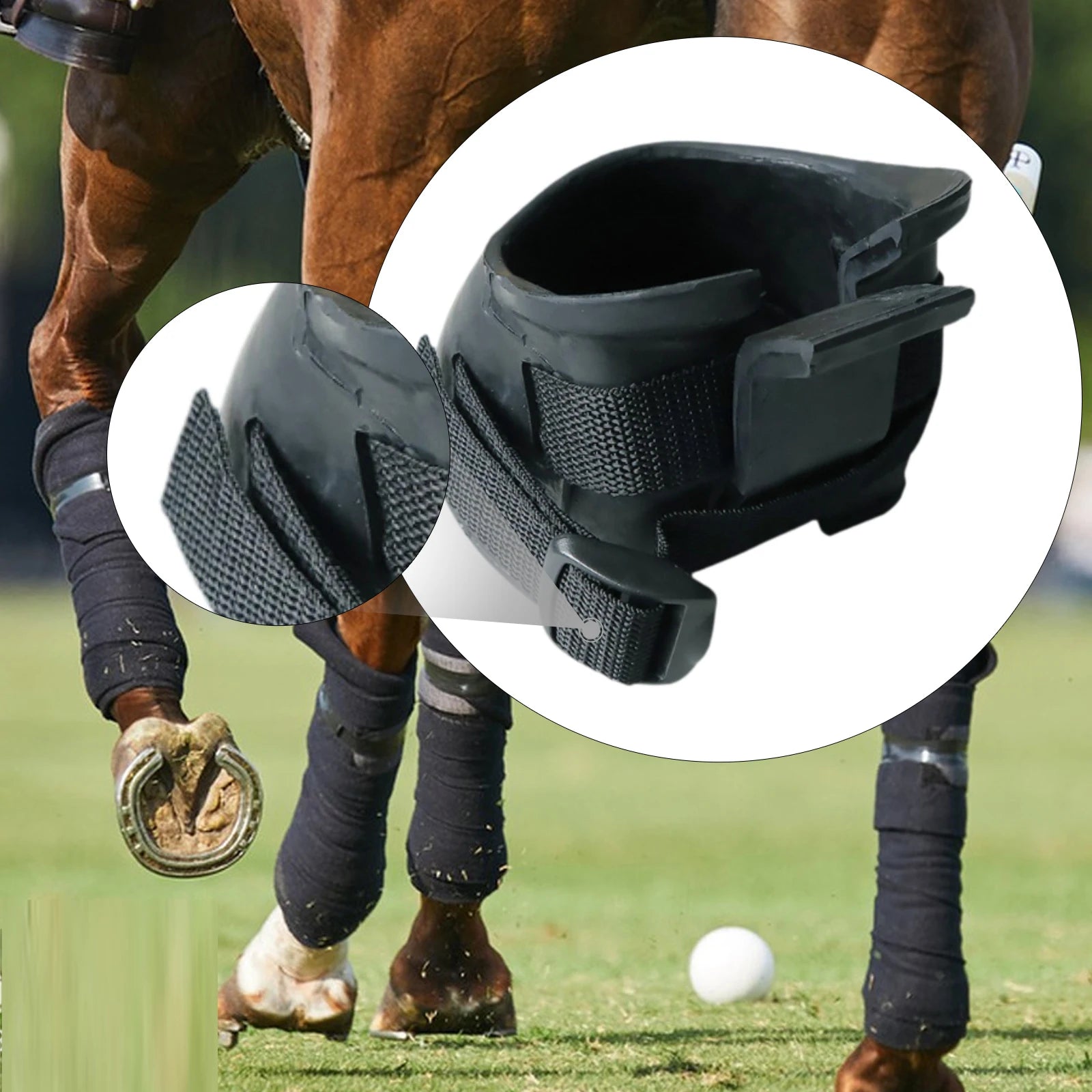 Horse Hoof Boots — Durable Protective Overreach Boots for Training & Riding