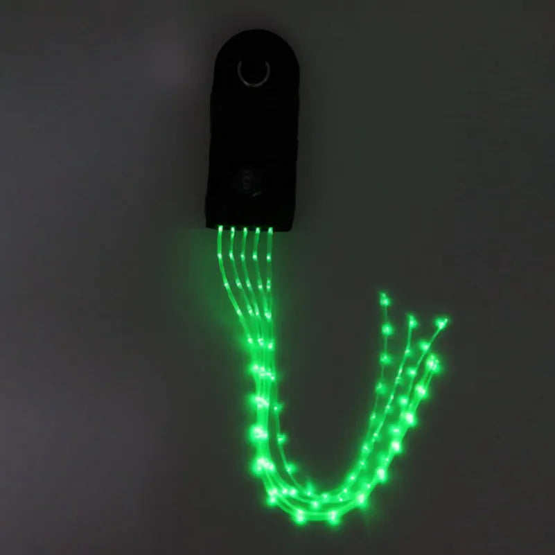 LED Horse Riding Tail Decoration — 100CM Luminous Tubes for Saddle & Halter