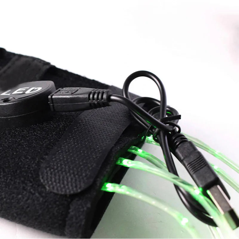 LED Horse Riding Tail Decoration — 100CM Luminous Tubes for Saddle & Halter