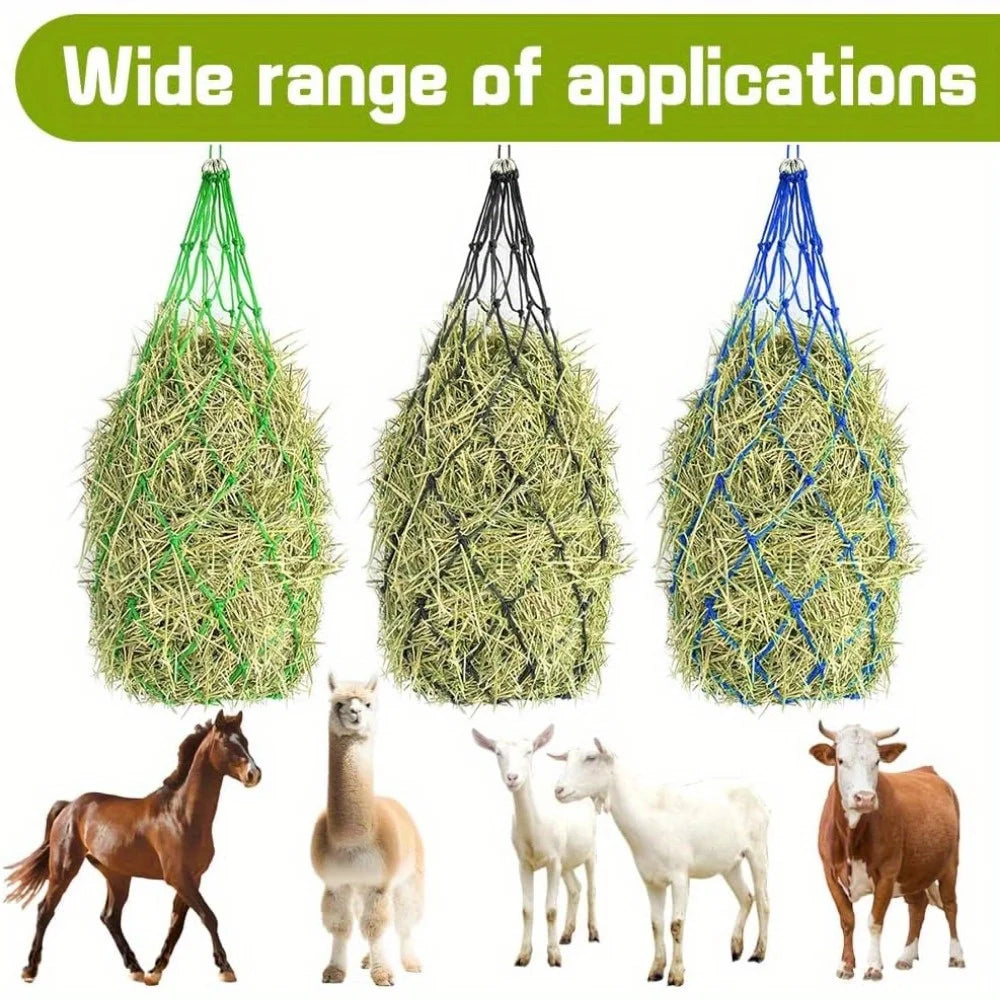 Haylage Net Durable Horse Care Products 4in Holed Hay Haynet Equipment Slow Feed Hay Feeder Net Bags For Horse