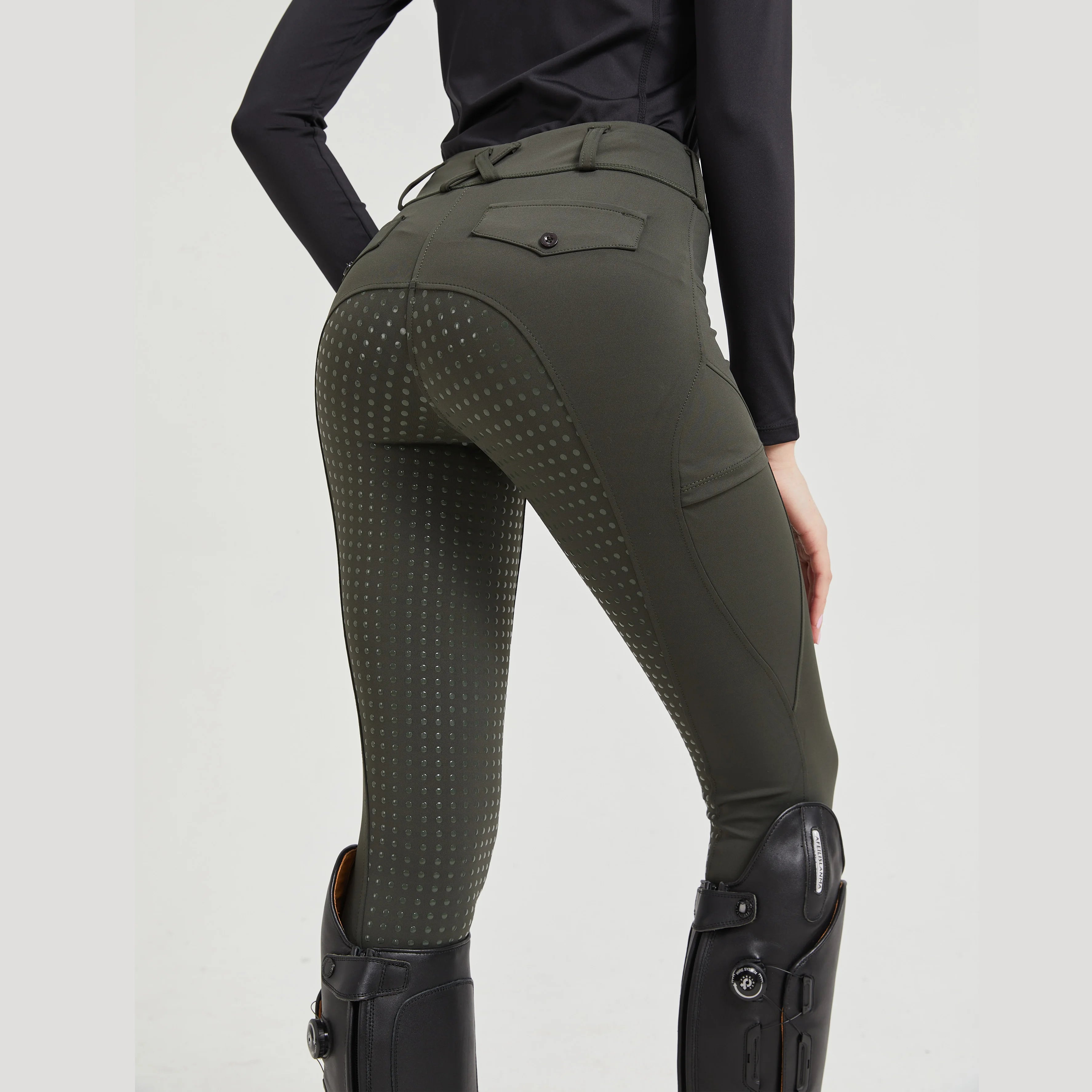 Professional Horse Riding Pants — Silicone Anti-Slip Quick-Dry Equestrian Tights