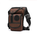 Equestrian Drop Leg Bag — Large Capacity Canvas & Nylon Horse Riding Waist Bag