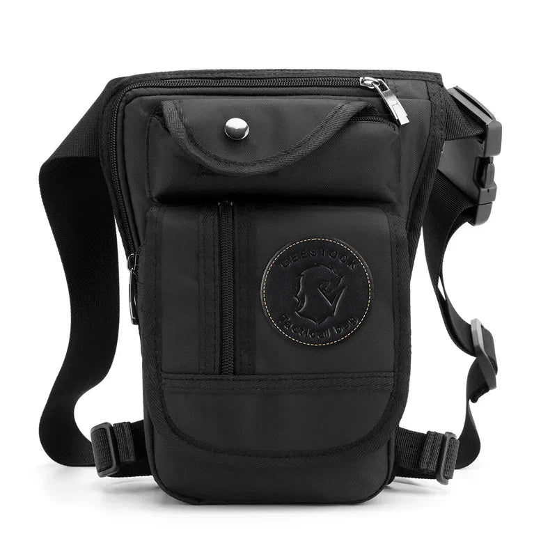 Equestrian Drop Leg Bag — Large Capacity Canvas & Nylon Horse Riding Waist Bag
