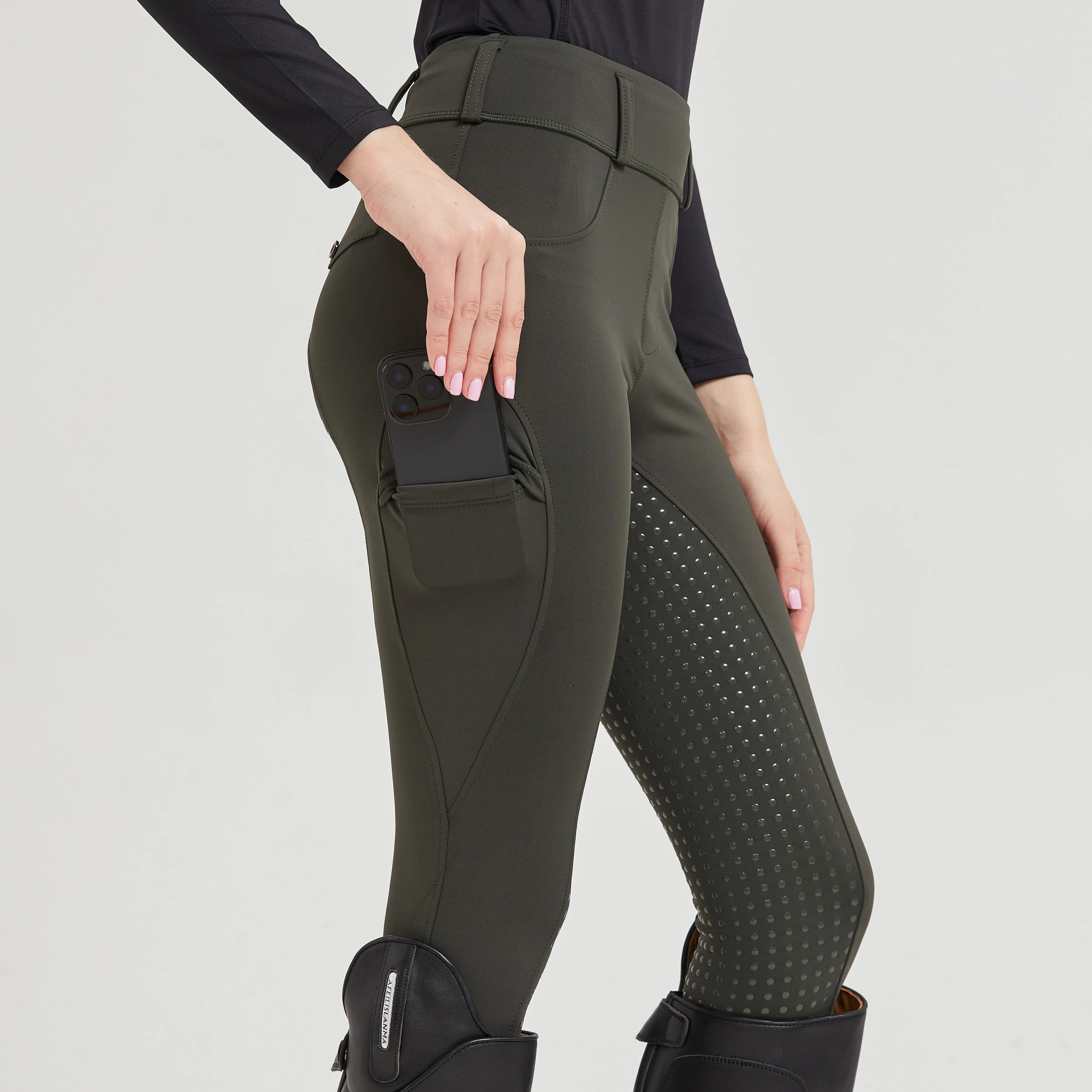 Professional Horse Riding Pants — Silicone Anti-Slip Quick-Dry Equestrian Tights