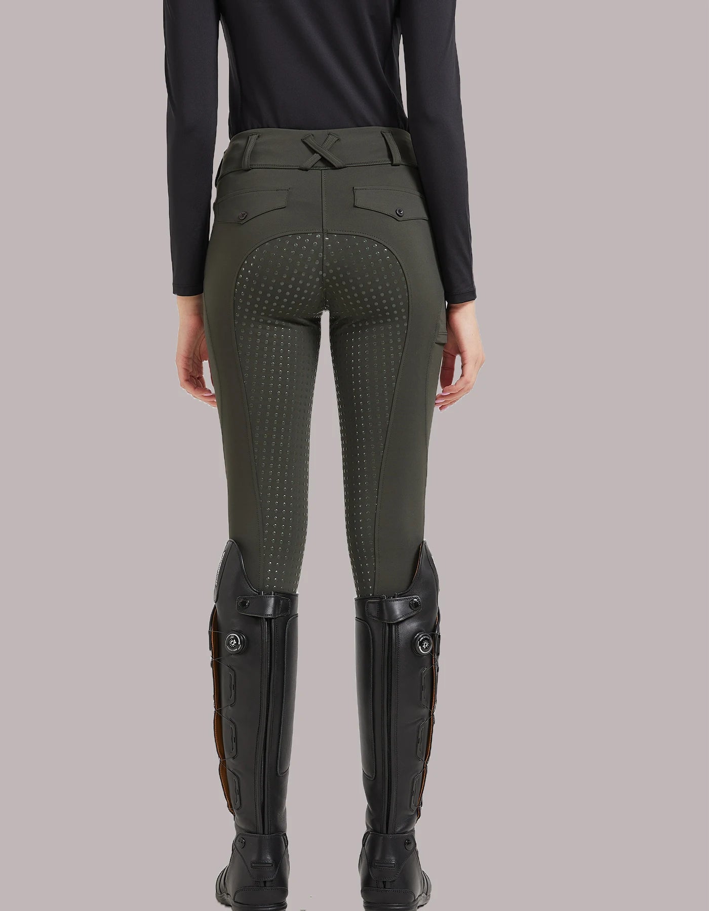 Professional Horse Riding Pants — Silicone Anti-Slip Quick-Dry Equestrian Tights