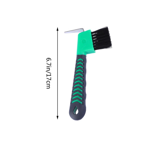 1PC Hoof Stainless Steel Brush Handle Horse Grooming Tools Cleaning Anti Rust Practical Horse Hoof