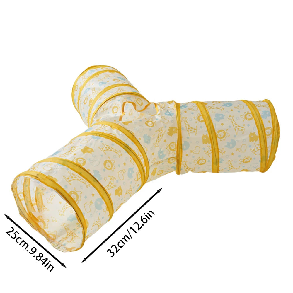 Foldable Cat Tunnel Tube — Interactive Training & Play Toy for Cats & Kittens