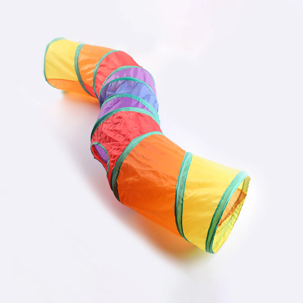 Foldable Cat Tunnel Tube — Interactive Training & Play Toy for Cats & Kittens