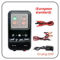 10KM Electric Fence Energizer 1.5 Joule With LCD Display 12V High Voltage Controller Device for Farm Livestock Cows Cattle Horse
