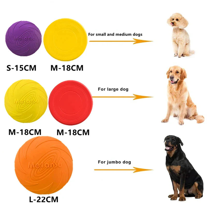 Bite-Resistant Dog Flying Disc — Durable Frisbee for Outdoor Play & Training