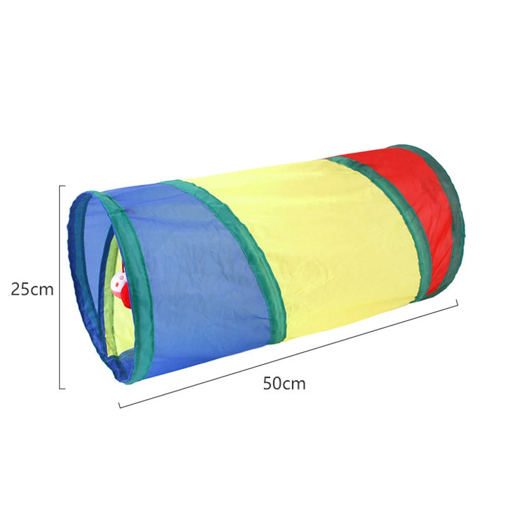 Foldable Cat Tunnel Tube — Interactive Training & Play Toy for Cats & Kittens
