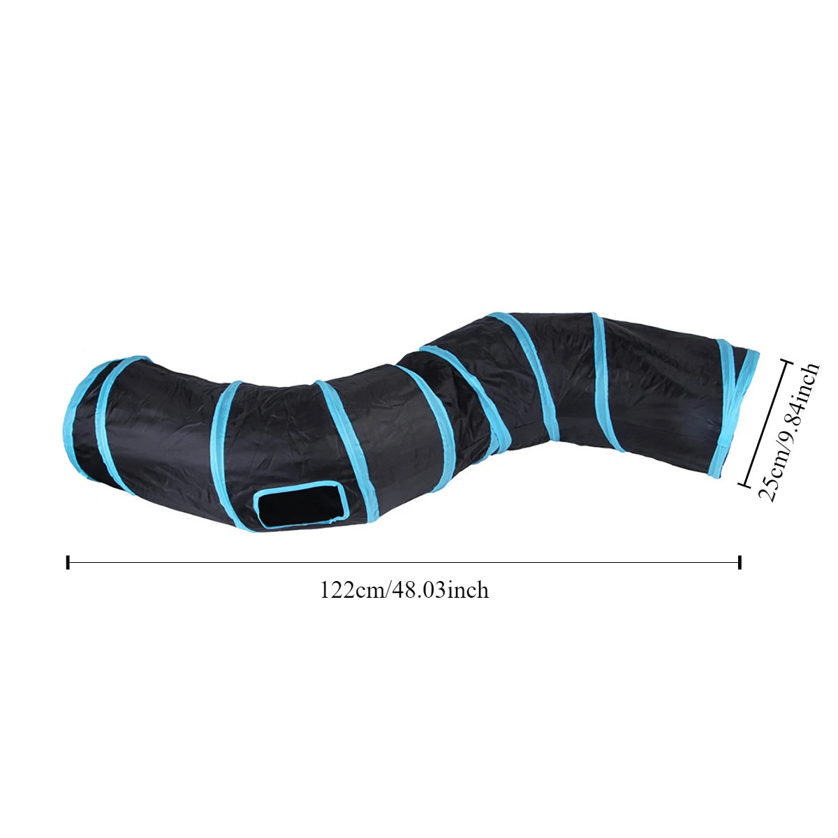 Foldable Cat Tunnel Tube — Interactive Training & Play Toy for Cats & Kittens