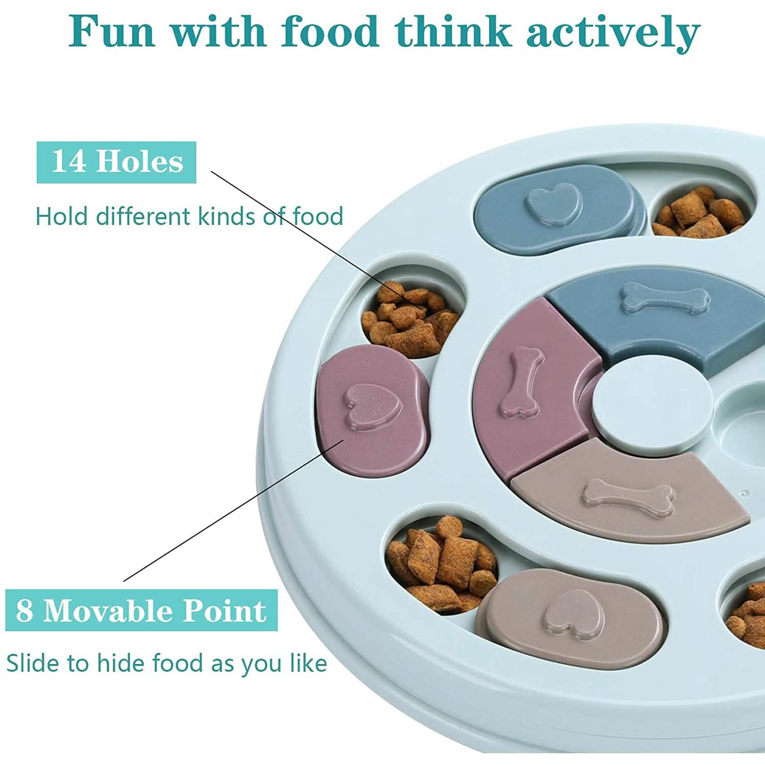 Dog Food Puzzle Feeder Toy — IQ Training & Mental Enrichment