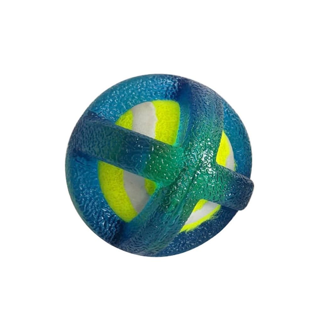 TPR-Coated Agility Tennis Ball Dog Toy — Durable & Pet-Safe